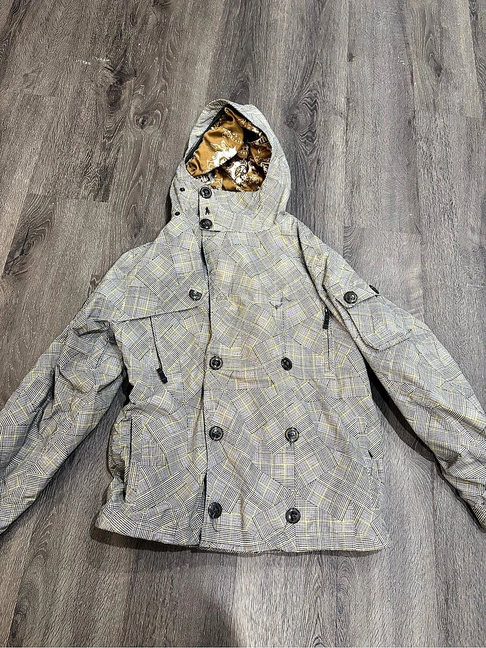 Burton The White Collection Search and Enjoy Jacket Search and Enjoy Plaid